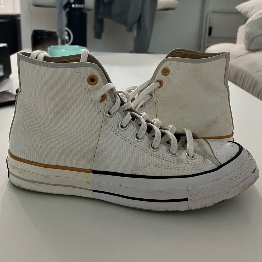 Converse Tan High-Top Sneakers